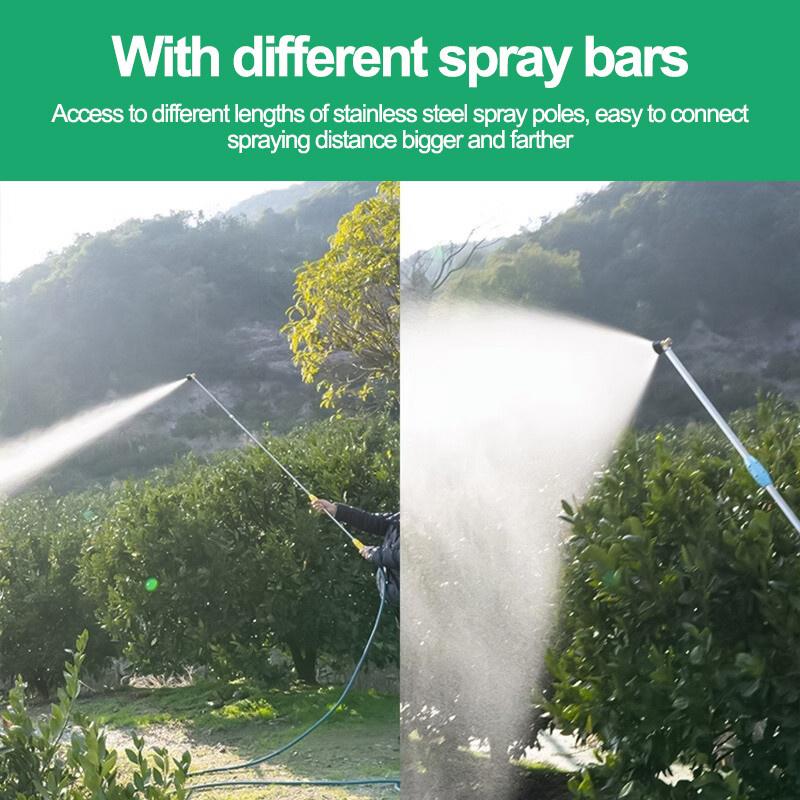 Nozzle Brass - หัวฉีดพ่นยาเกษตรทองเหลืองแบบปรับได้ ละอองละเอียด สำหรับรดน้ำในสวนและพ่นยาทางการเกษตร