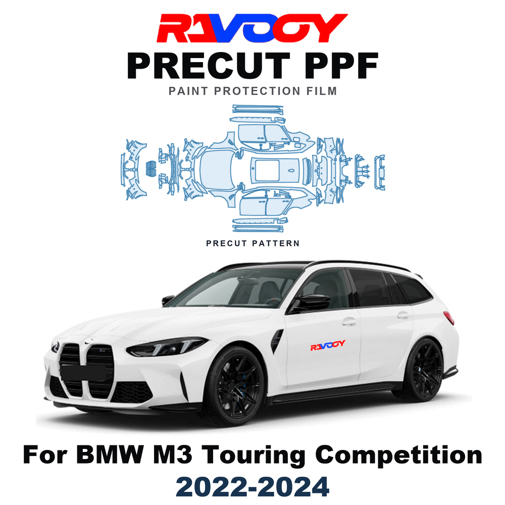 Abs Filament - ฟิล์มกันรอยสีรถยนต์ PPF แบบตัดสำเร็จรูป สำหรับ BMW M3