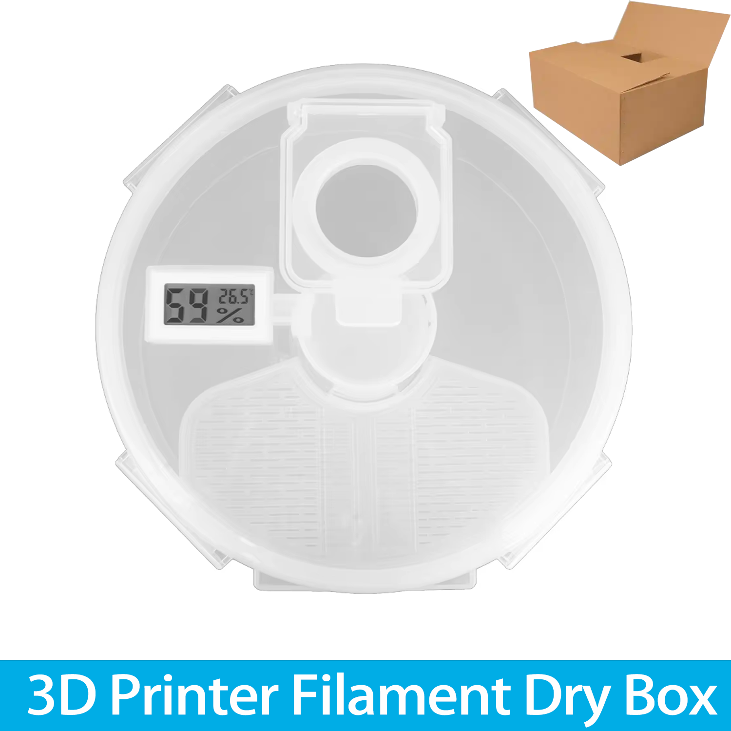 Petg Filament - กล่องเก็บเส้นใย PLA สำหรับเครื่องพิมพ์ 3D ขนาด 1