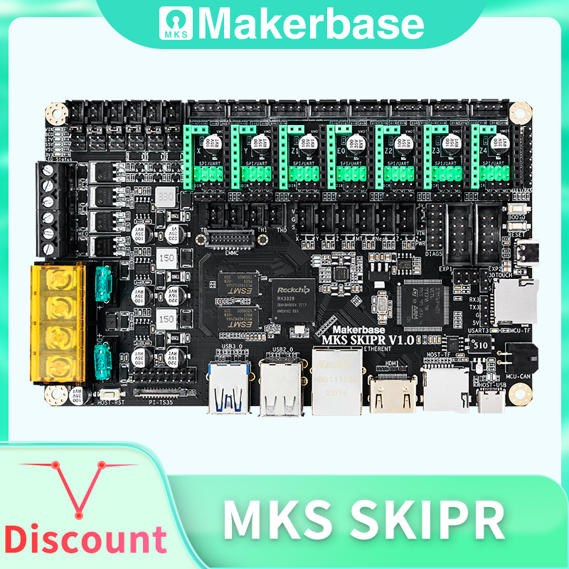 Mks Sgen - Makerbase MKS SKIPR บอร์ดเครื่องพิมพ์ 3 มิติ