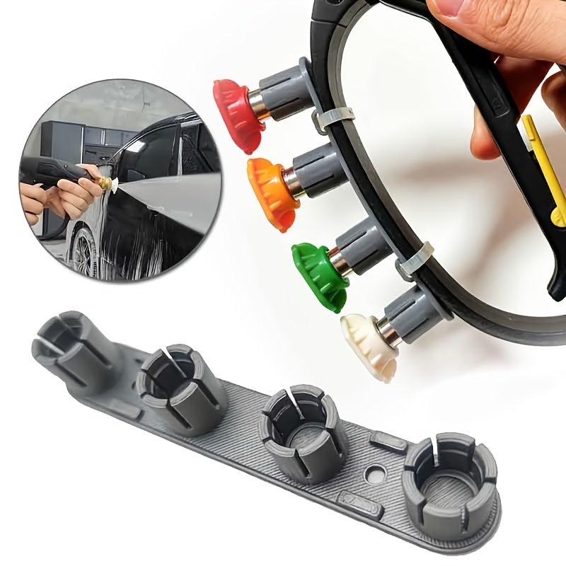 Printer Nozzle - ที่เก็บหัวฉีดล้างรถแบบเสียบเร็ว 1/4 นิ้ว ผลิตด้วยเทคโนโลยี 3D พิมพ์