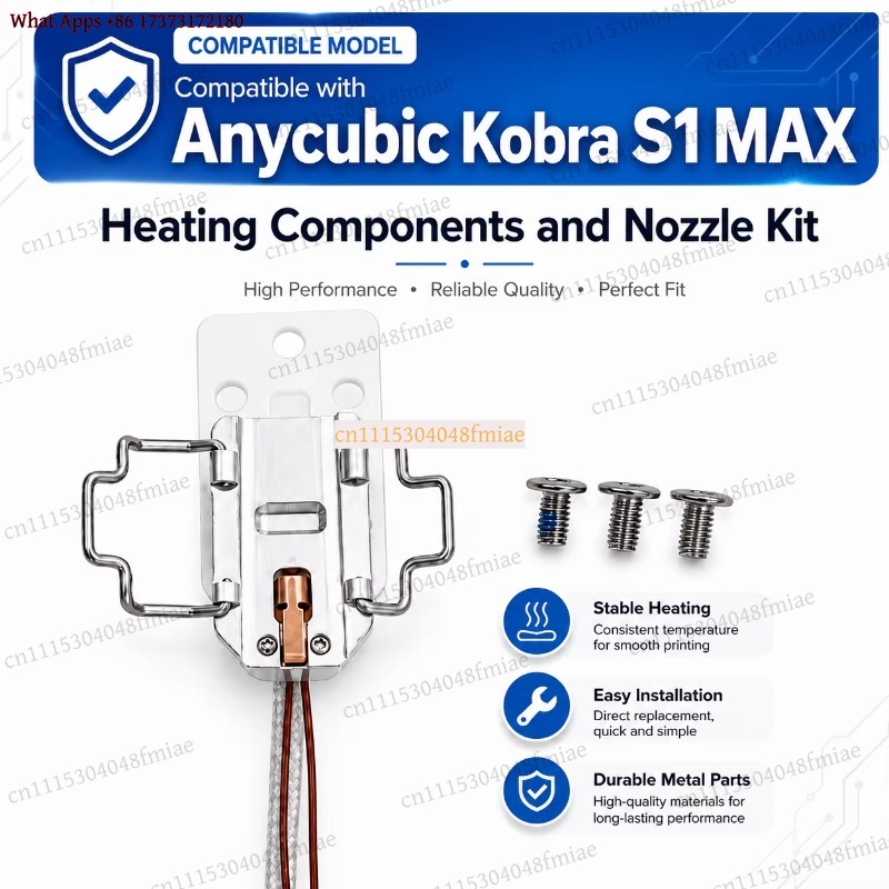 Hotend Assembly - ชุดหัวฉีดทำความร้อน Anycubic Kobra S1 MAX ชุดประกอบฮอทเอนด์
