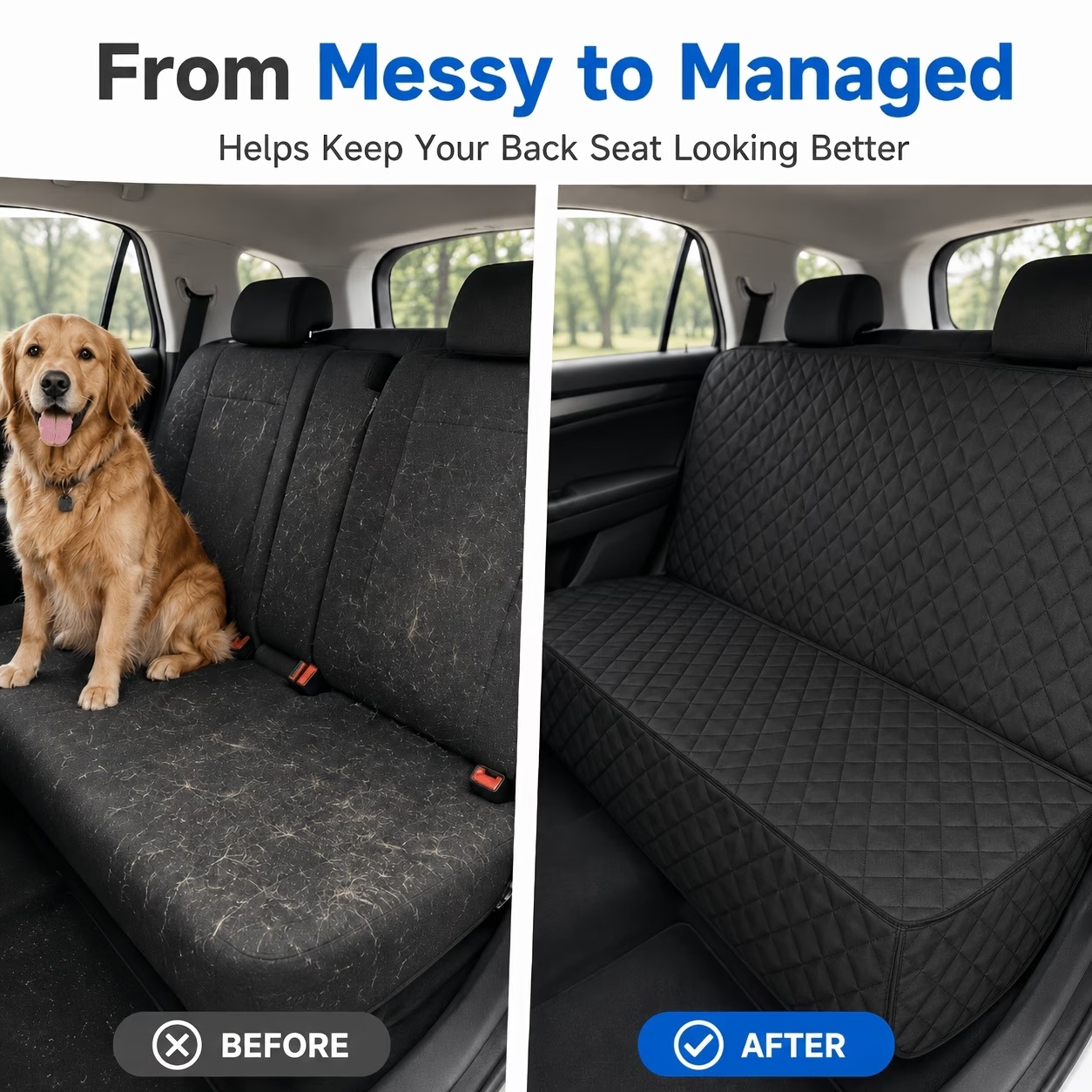 1 ชิ้น แผ่นรองเบาะหลังรถยนต์สำ - Carriage Bed บทวิจารณ์และราคา