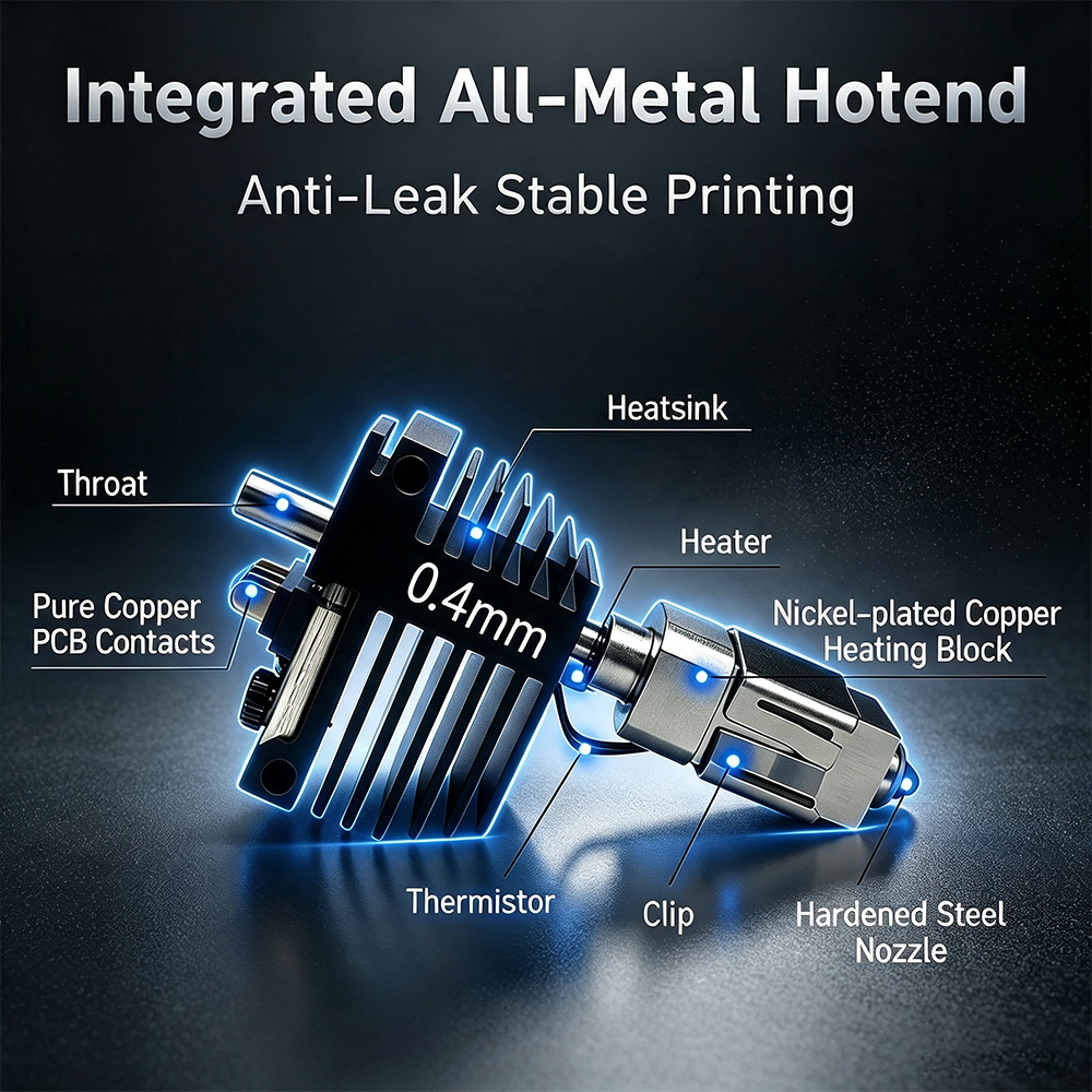 ชุด Hotend 4 ชิ้นสำหรับเปลี่ยน - Hotend Assembly บทวิจารณ์และราคา