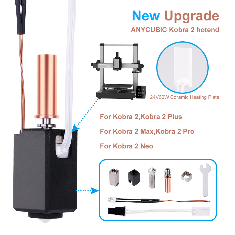 ชุดฮอตเอนด์สำหรับ Anycubic Kob - Hotend Assembly บทวิจารณ์และราคา