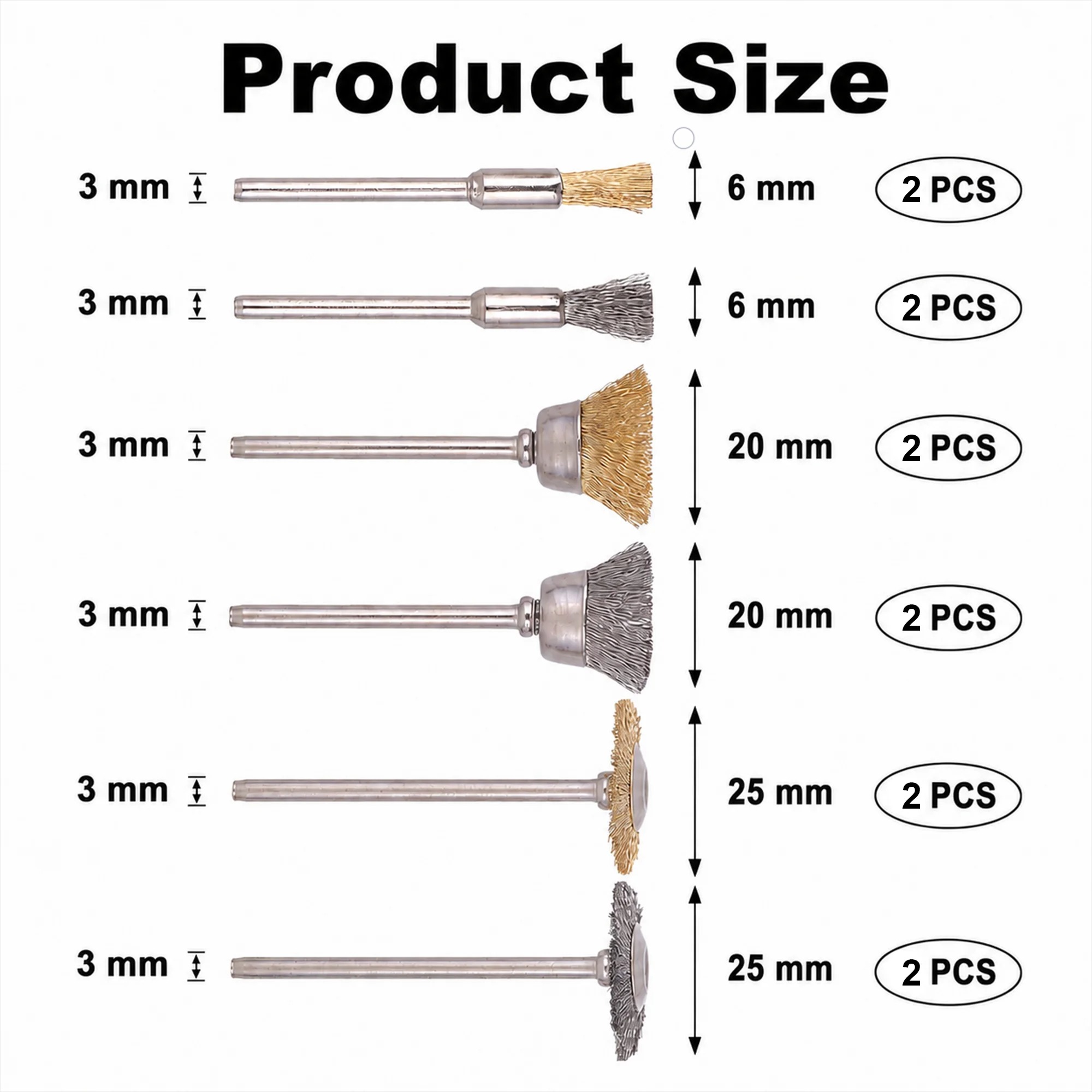 ชุดแปรงขัดโลหะ 12 ชิ้น แปรงลวด - Nozzle Brass บทวิจารณ์และราคา