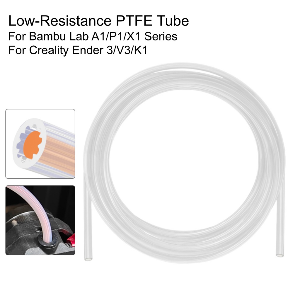 ท่อ PTFE รูปดาว สีขาว/โปร่งแสง - Bowden Tube บทวิจารณ์และราคา