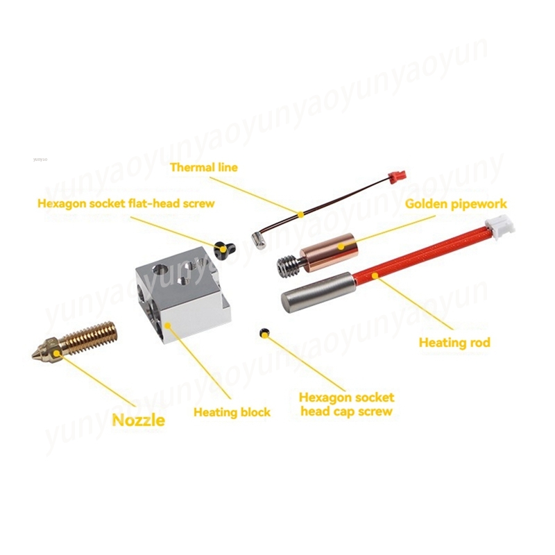 ชุดฮอตเอนด์โลหะ ชุดฮอตเอนด์ไหล - Printer Nozzle บทวิจารณ์และราคา
