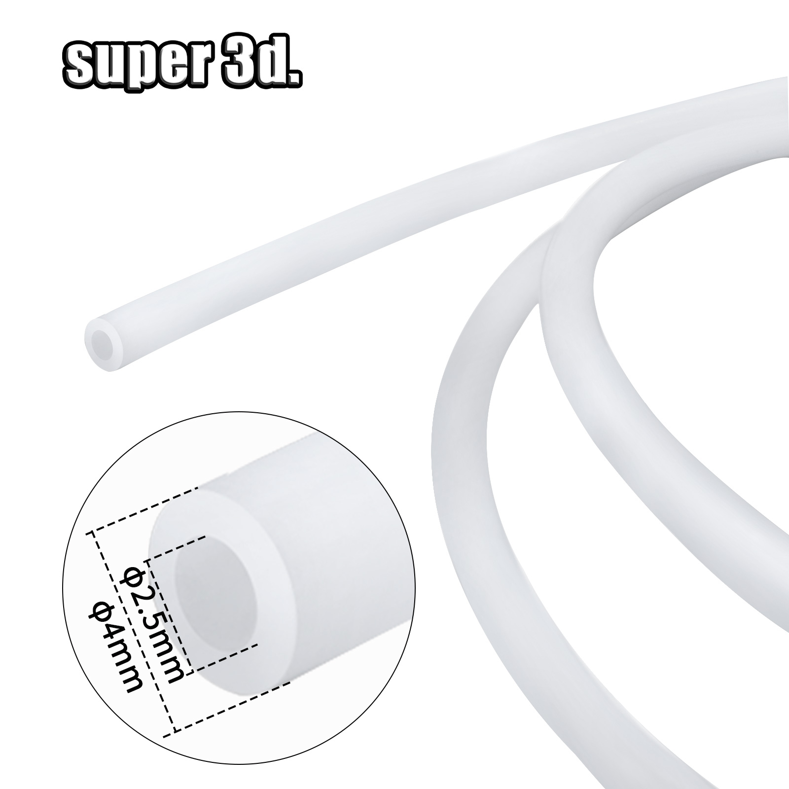 ท่อ PTFE Bambu Lab ขนาด 1/2/50 - Bowden Tube บทวิจารณ์และราคา