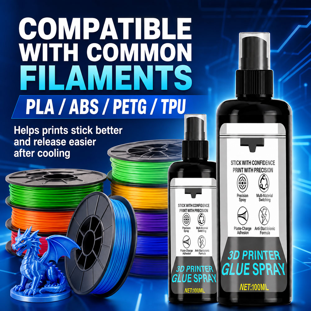 สเปรย์กาวสำหรับเครื่องพิมพ์ 3D - Petg Filament บทวิจารณ์และราคา