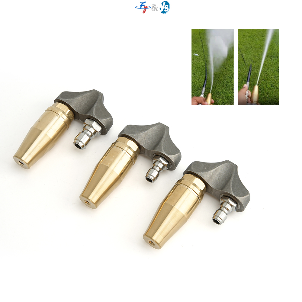 หัวฉีดเทอร์โบสำหรับล้างท่อระบา - Nozzle Brass บทวิจารณ์และราคา