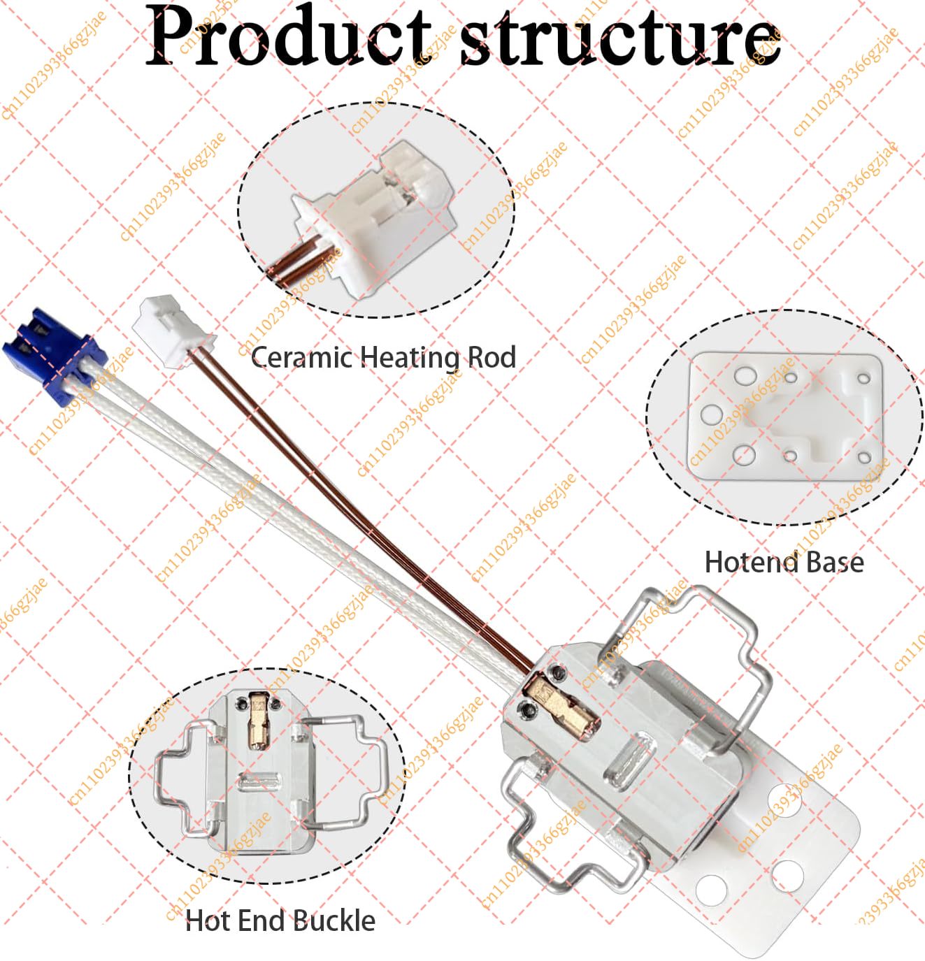 HzdaDeve 0.4 0.6 0.8MM หัวฉีดฮ - Hotend Assembly บทวิจารณ์และราคา