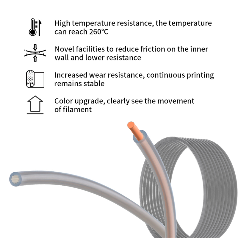 ท่อ PTFE รูปดาว ทนความร้อนสูง  - Bowden Tube บทวิจารณ์และราคา