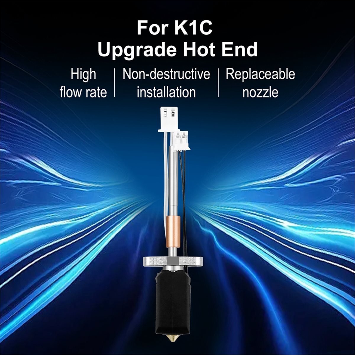 ชุดอัพเกรดฮอตเอนด์สำหรับ K1C ห - Hotend Assembly บทวิจารณ์และราคา