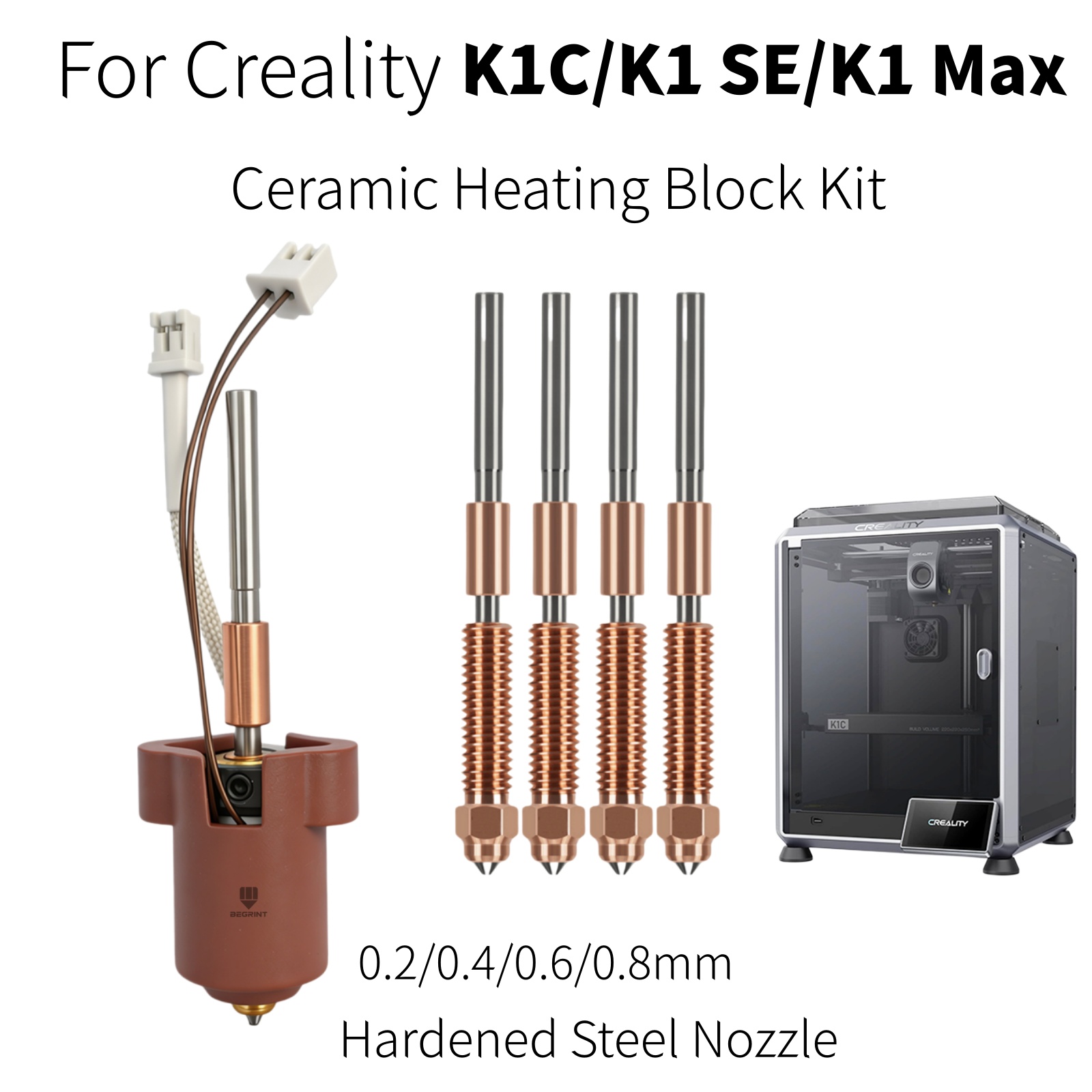 ชุดหัวฉีด Creality K1C K1 MAX  - Hotend Assembly บทวิจารณ์และราคา