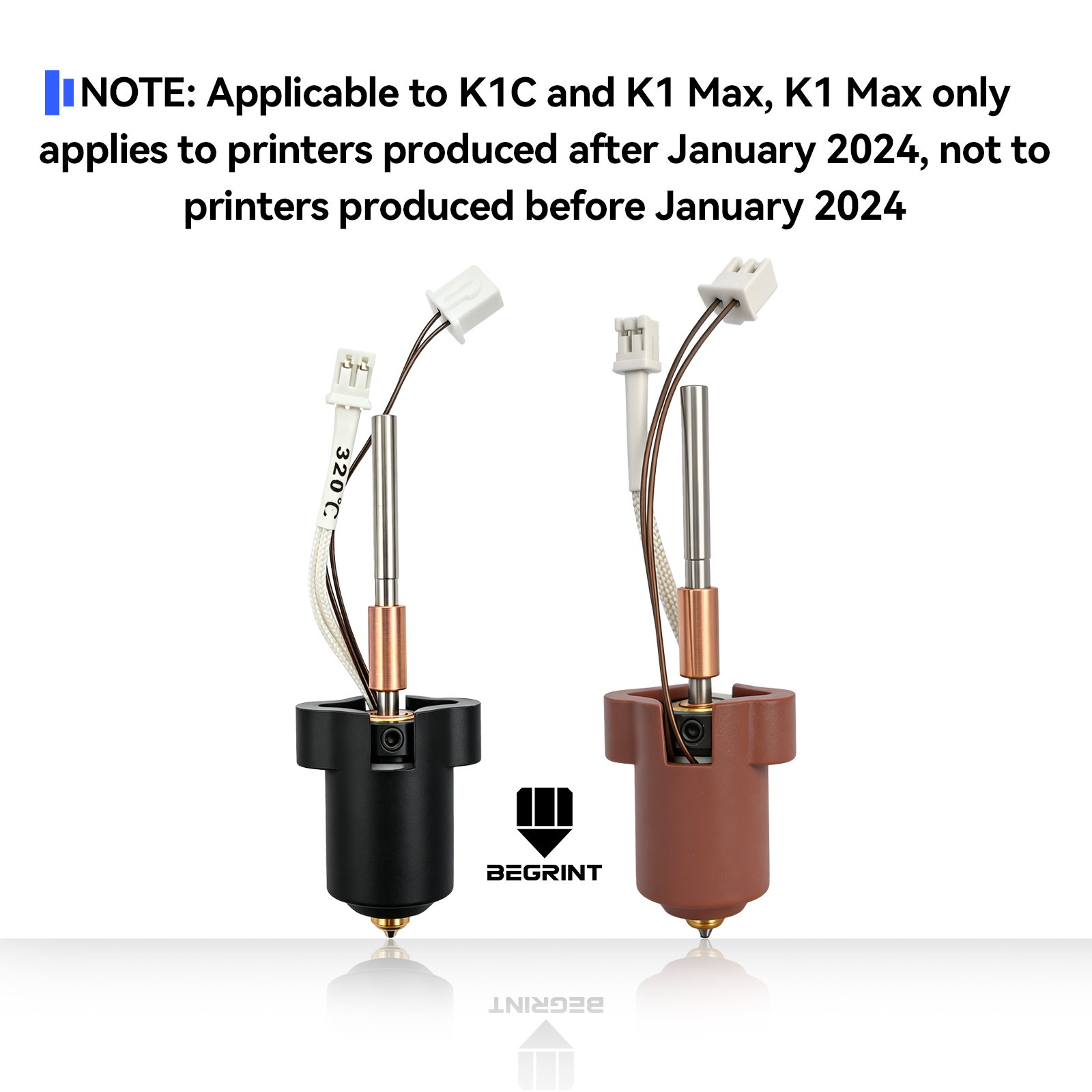 ชุดหัวฉีด Creality K1C K1 MAX  - Hotend Assembly บทวิจารณ์และราคา